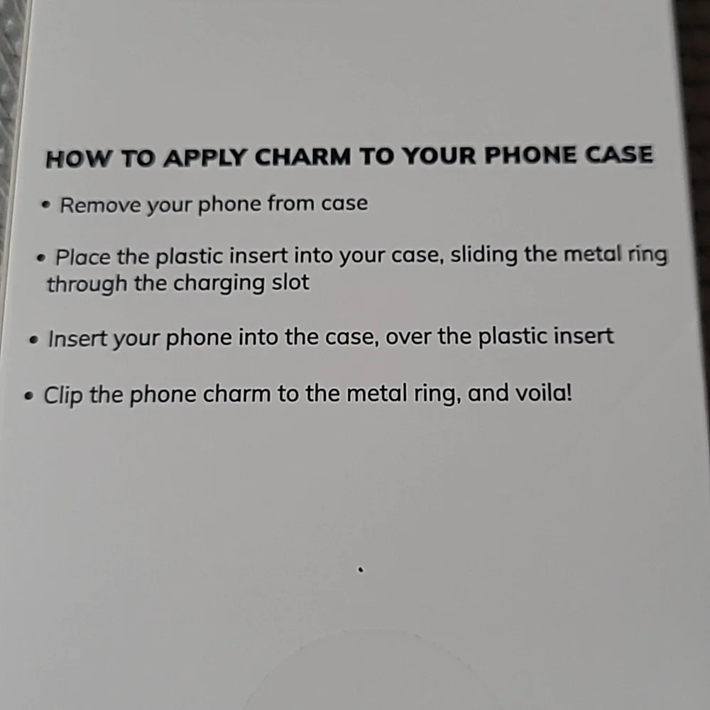 Phone Charm Wristlet